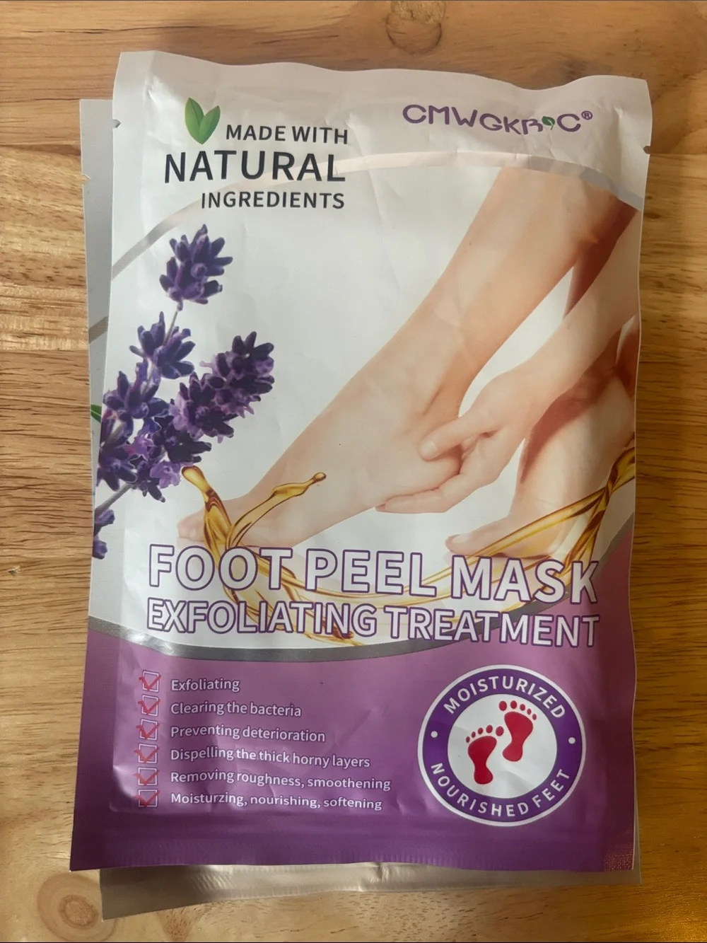 Foot Peel Mask Exfoliating Treatment, 2 Pack